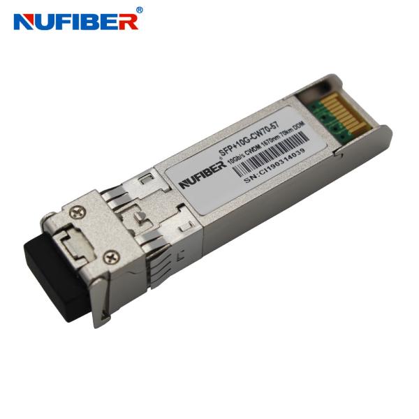 10G SFP+ Cwdm Transceiver Single Mode 40km 1270nm 1610nm