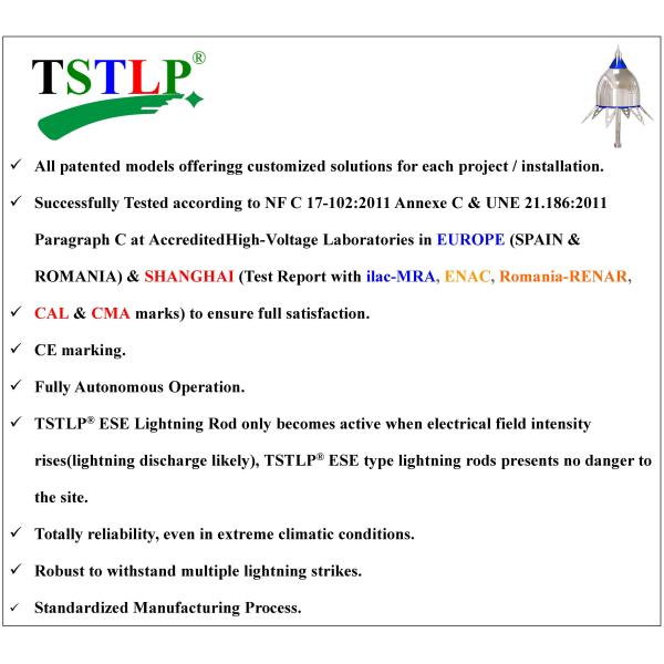 Fully Active ESE Lightning Protection System For Exterior Lightning Protection