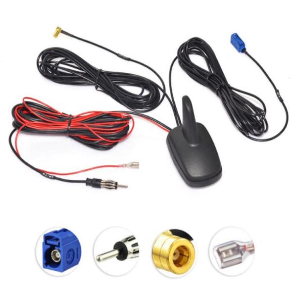 GPS DAB AM FM Combo External Car Antenna 1575.42mhz With Fakra
