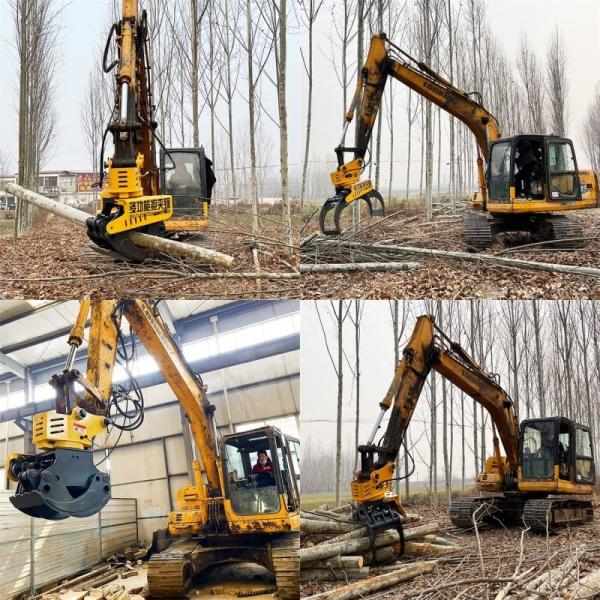 Wood Cutter 6t Excavator Tree Shear Construction Equipment Accessories