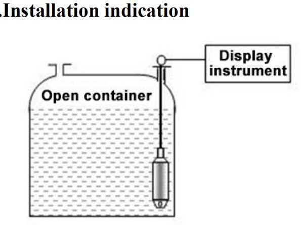 4-20mA Submersible Water Pressure Level Transmitter for Underground Tank