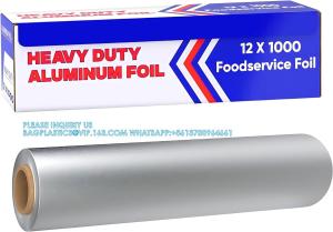 China Aluminum Foil Wrap Roll 12 In X 1000 Ft Heavy Duty Commercial And Home Use For Food, BBQ, Grilling, Cooking, Baking wholesale