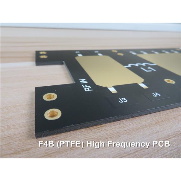 Metal Based High Frequency PCB Built on 3.0mm PTFE with 1.0oz coating Immersion Gold for Radio Device