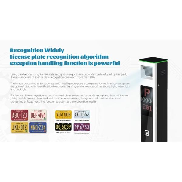 Automatic Number Plate Recognition ANPR Solution DC24V Boom Gate