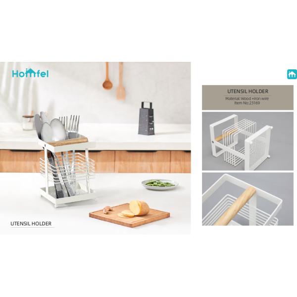 Disassembly Wire Bamboo Kitchen Paper Roll Holder Restaurant Paper Towel Holder Steel Kitchen Tissue Holder
