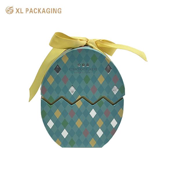 XL Packaging Custom Packaging Factory Factory Direct Wholesale Handmade Easter Holiday Egg Shaped Box Sponge Packaging Paper Packaging Soap Box Custom