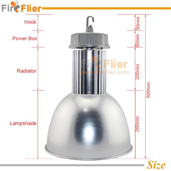 AC85-265V 100W warehouse led high bay light,100watt high bay led light bulb