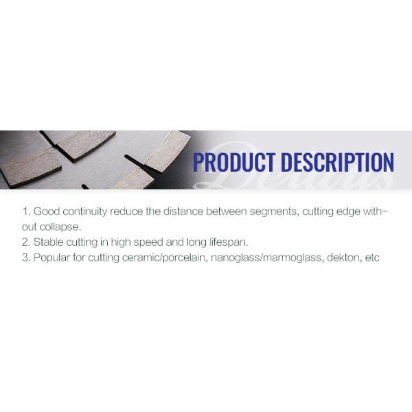 Multiblade Diamond Saw Blade for Ceramic and Porcelain J-slot Disc A Grade Segments