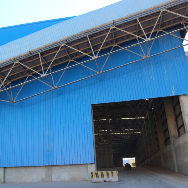 Q235B Prefab Steel Warehouse Roof Structure Building Rockwool
