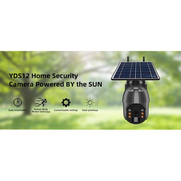 2K 4G Solar Camera Cloud Storage 8W Solar Panel 15600mAh Rechargeable Battery Camera