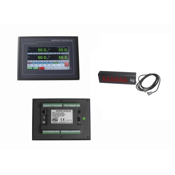 Two Scale Touch Screen Bagging Controller DC24V Fall Value Auto Correction