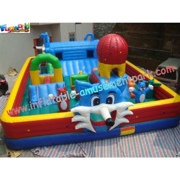 Custom Inflatable Amusement Park , Giant Inflatable Toys For Kids Play