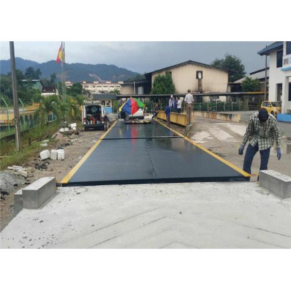 Steel Modular Construction Portable Weighbridge Scale Plain Plate