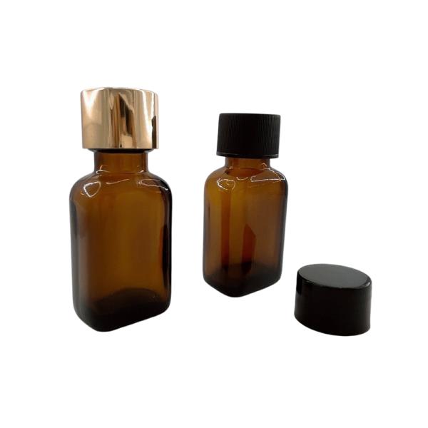 30ml Glass Dropper Bottle Tawny Frosted Serum Essential Oil Cosmetic Luxury