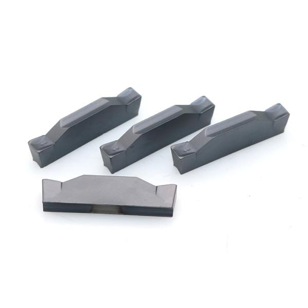 Grey Carbide Insert Parting Tool Low Cutting Resistance Long Lifespan