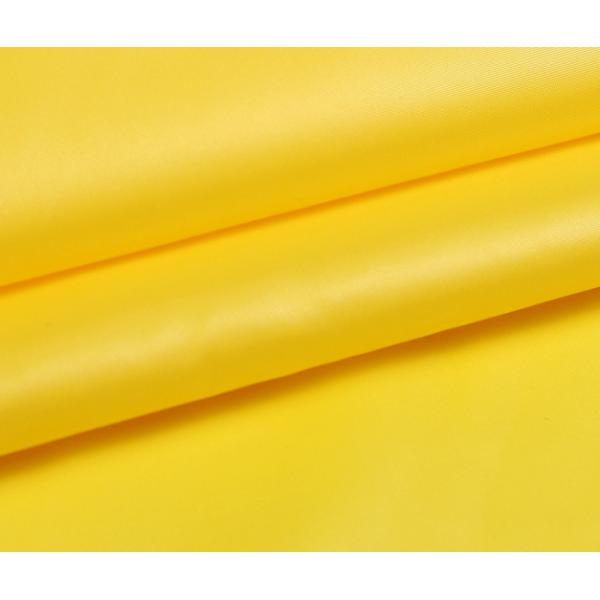 Colorful Plain Polyester Taffeta Fabric 300T 50 * 50D 63 Gsm Comfortable