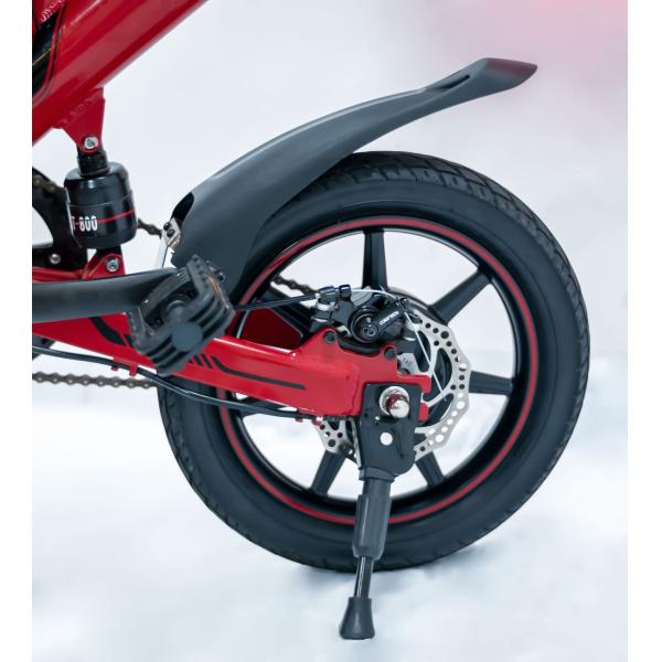 120KG Load Capacity Compact Folding Electric Bike 400W Power Drive For Tourism