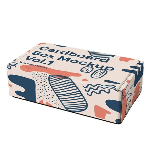 Square Reusable CMYK Color Custom Printed Cardboard Boxes