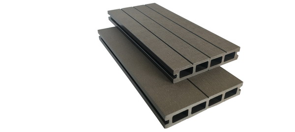High Quality WPC Composite Hollow Decking,Durable Composite Decking Flooring,Size:135mm X 25mm