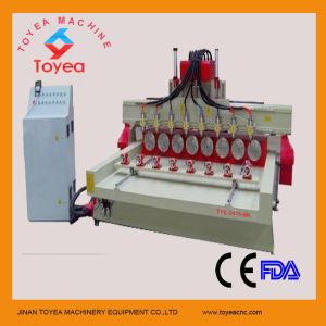 China 8 rotary axises Wood cnc carving machine TYE-2415-8R on sale