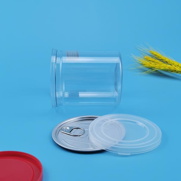 Easy Open 450ml Aluminium Lid 30G Plastic Food Cans
