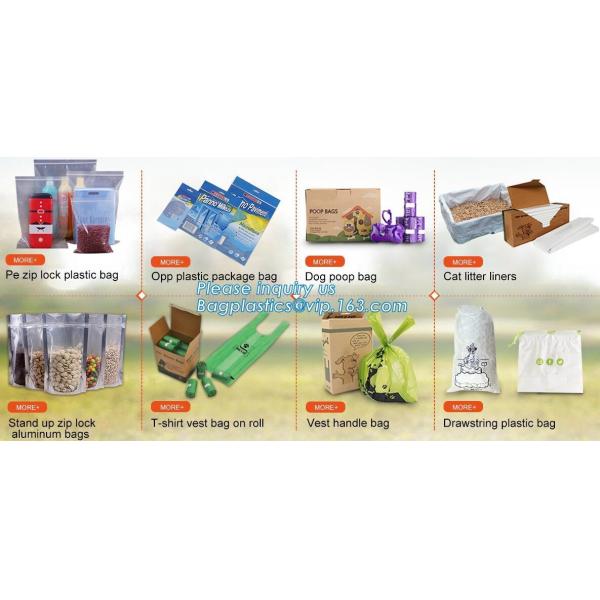 Heavy Duty Custom Biodegradable PE Dog Poop Pet Waste Bags with Disenpser, biodegradable dog poop corn bags with dispens