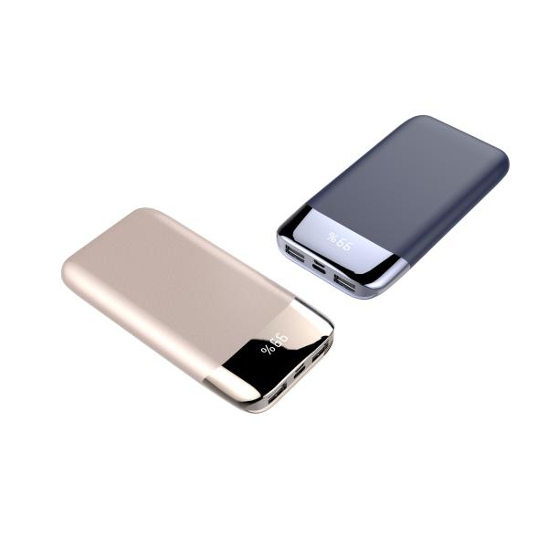 WIRELESS POWERBANK WITH LED DISPLAY Portable Power Bank Charger QI Wireless Charge 2 INPUT 2 OUTPUT+WIRELESS CHARGER