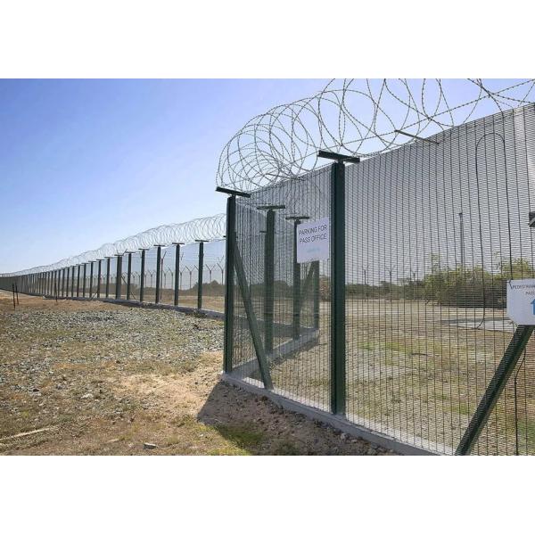 Custom Color 358 Security Fence Eco Friendly Professional Structure Designed