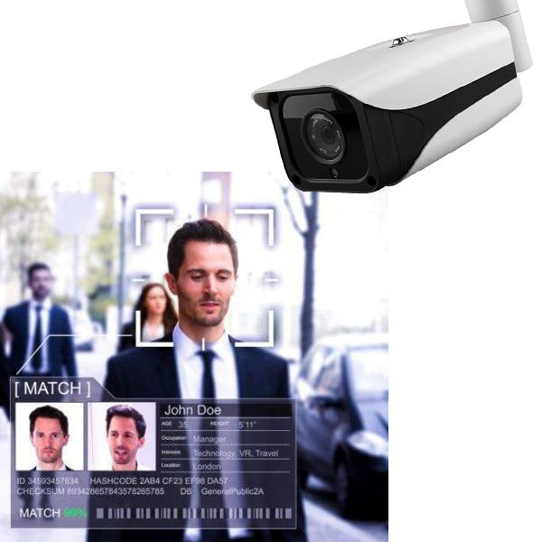 2.0MP H.265 IP Camera NVR Kit Full HD 1080P 4CH NVR Camera Identify Face Recognition