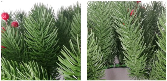 20inch Full PE Christmas Wreath With Artificial Berry Pinecones