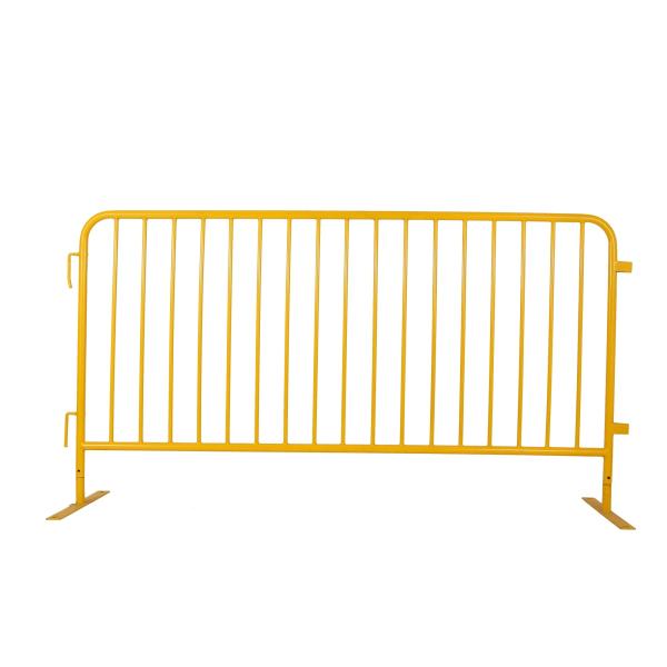 1.8mm Thickness Metal Steel Portable Road Safety Pedestrian Temporary Crowd Control Barricades for Traffic Control