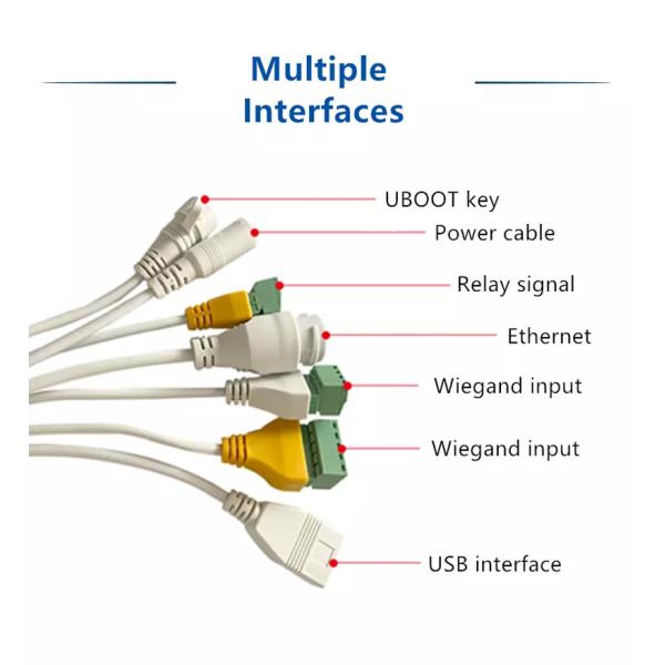 Non Contact Face Recognition Wifi Thermal Camera Scanner Full View IPS LCD Screen