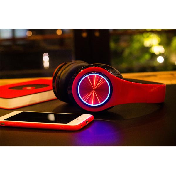 BH3 Glowing Headphones Bluetooth 4.1 Wireless Stereo Portable Foldable Headphone TF Card LED Light Wired Earphone Mic fo