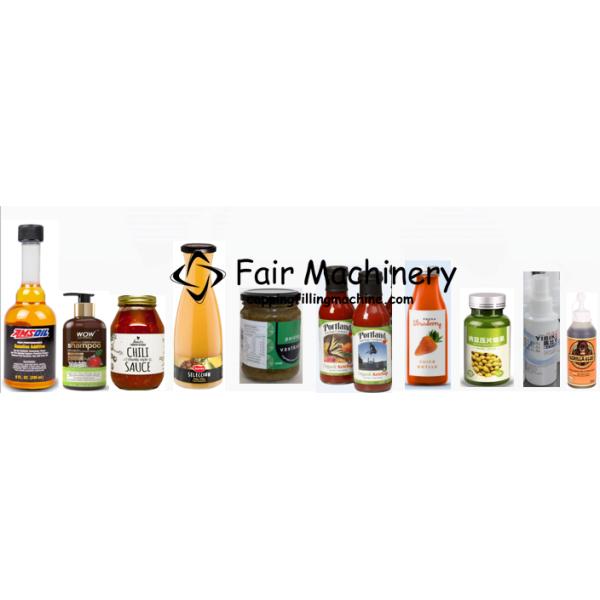 80PCS/min 2100W Cosmetic Labeling Machine , 0.4mpa Glass Jar Labeling Machine