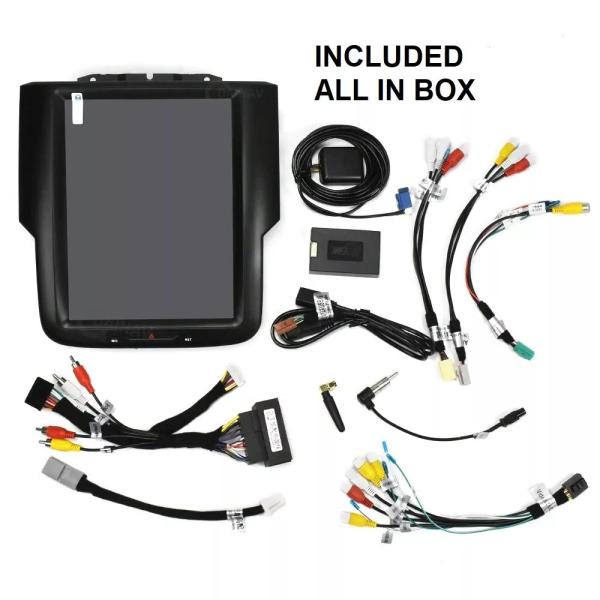 Car Dashboard Android DVD Player Radio Dual Band WiFi Support For Dodge Ram 2013-2017