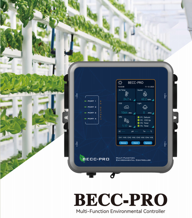 Automatic Temperature And Humidity Co2 Controller Hydroponics For Greenhouse
