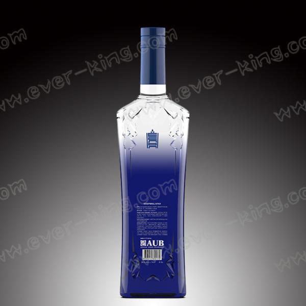 Label Printing ODM SGS Fancy Glass Bottles For Liquor