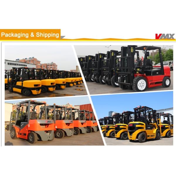 1070mm Fork Length Counterbalanced Forklift Truck CPCD35 Capacity 3.5t With Diesel Engine