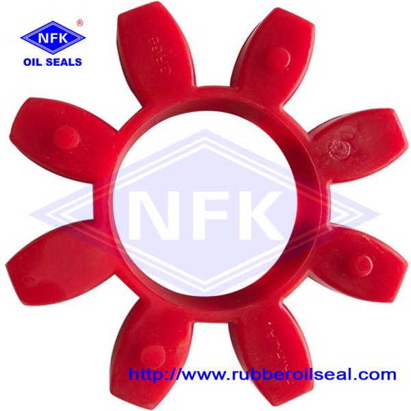 Pu Rubber Flexible Elastic Spiders Coupling Plum Shaft Couplings For Jaw Bush Shaft Coupler