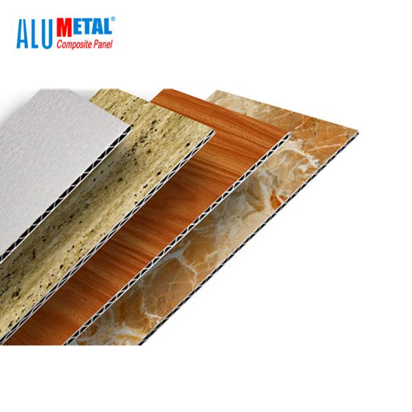 Composite Aluminum Corrugated Panel 3mm PE Coated For Building