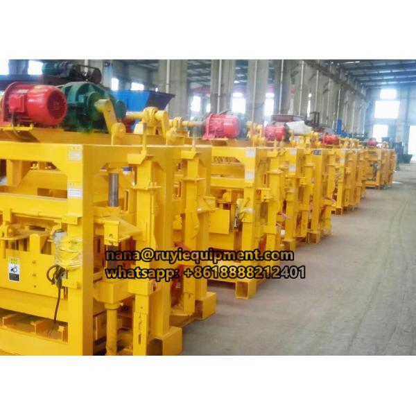 4-40 concrete hollow block machine semi-automatic standard brick machine