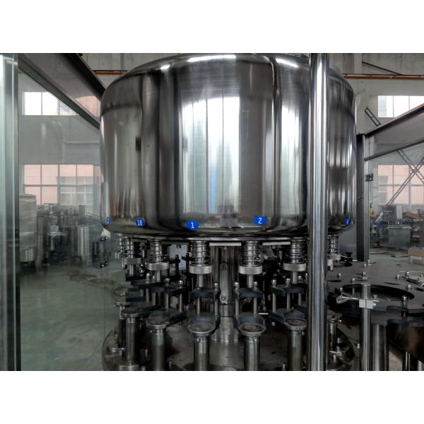 Professional 6000BPH Glass Bottle Filling Machine , One Year Warranty