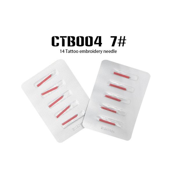 Stainless Steel Permanent Makeup Microblading Tattoo Needls Sterilized With Gamma Rays