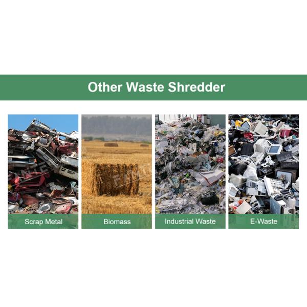 Double Shaft E Waste Shredder for Circuit Boards USB Devices Phones Cables and Computer Components