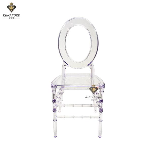 Exquisite Clear Plastic Resin Wedding Chiavari Chairs For Home Office