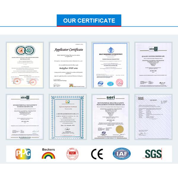 4mm Marble Aluminum Composite Panels PVDF Coated Aluminium Composite Panel