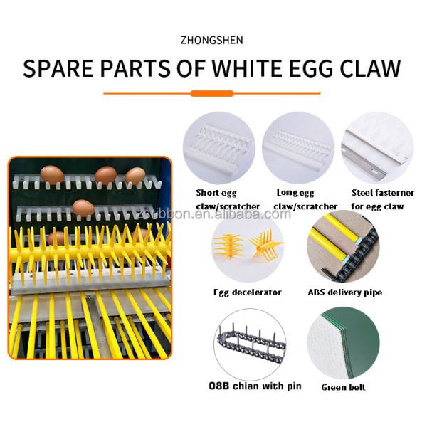 Red Egg Collection Finger 330MM For Poultry Egg Collection System