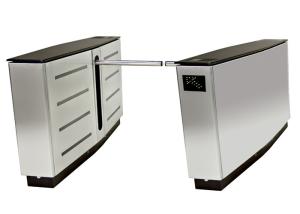 China Luxurious Fingerprint Scanner Biometric Drop Arm Turnstile Barrier Gate wholesale