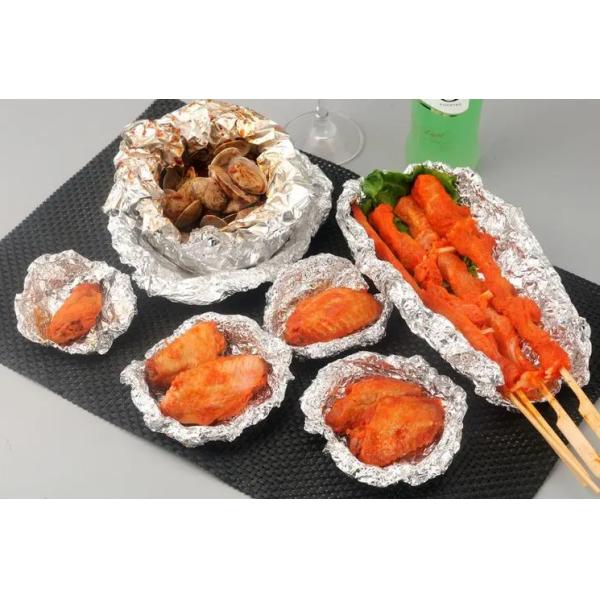 Customized Width and Logo Aluminium Foil Pop Up Sheets for Convenient Food Packaging