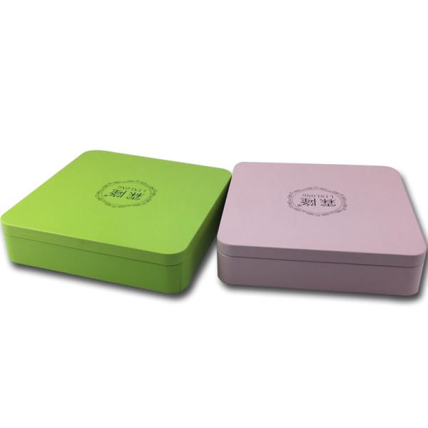 Small Square Tin Containers with Lids Wholesale Tin Boxes for Packaging Empty Tins